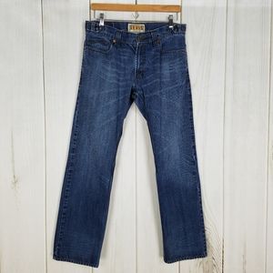 Levi's 514 Slim Straight Men's 34 x 32 Blue Jeans